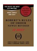 Robert's Rules of Order Newly Revised in Brief  9780306813542 Front Cover