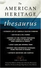 American Heritage Thesaurus  cover art