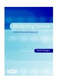 Analyzing Syntax A Lexical-Functional Approach cover art