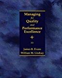 Managing for Quality and Performance Excellence:  cover art