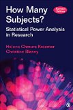 How Many Subjects? Statistical Power Analysis in Research cover art