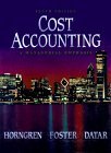 Cost Accounting A Managerial Emphasis 10th 9780137605545 Front Cover