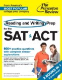Reading and Writing Prep for the SAT and ACT 2013 9780804124546 Front Cover