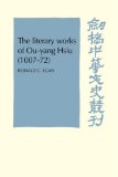 Literary Works of Ou-Yang Hsiu (1007-72) 2009 9780521101547 Front Cover