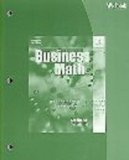 Business Math 16th 2005 Workbook  9780538440547 Front Cover