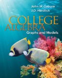 College Algebra: Graphs &amp; Models Graphs &amp; Models cover art