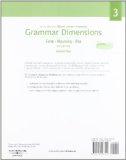 Grammar Dimensions 3: Workbook 4th 9781424003549 Front Cover