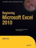 Beginning Microsoft Excel 2010 2010 9781430229551 Front Cover