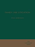 Family Law Litigation  9781611639551 Front Cover