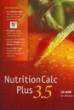 NutritionCalc Plus 3. 5 CD-ROM Myplate Version  cover art
