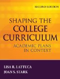Shaping the College Curriculum Academic Plans in Context cover art