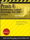 Praxis II Mathematics Content Knowledge Test (0061) cover art