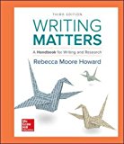 Writing Matters: A Handbook for Writing and Research - With Exercises cover art