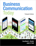Business Communication Today  cover art
