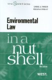 Environmental Law in a Nutshell 8th 9780314233561 Front Cover