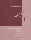 Understandable Statistics 7th 2002 9780618205561 Front Cover