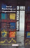 Social Psychology and Organizations  9781848728561 Front Cover