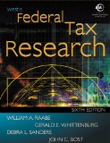 Federal Tax Research 6th 2003 9780324206562 Front Cover