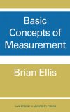 Basic Concepts of Measurement 1968 9780521095563 Front Cover