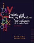 Dyslexia and Reading Difficulties Research and Resource Guide for Working with All Struggling Readers 2nd 9780205428564 Front Cover