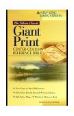 Center-Column Giant Print Reference Bible 1994 9780840708564 Front Cover