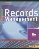 Records Management 8th 2006 Revised  9780538729567 Front Cover
