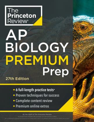 REV.AP BIOLOGY PREMIUM PREP,2025  9780593517567 Front Cover