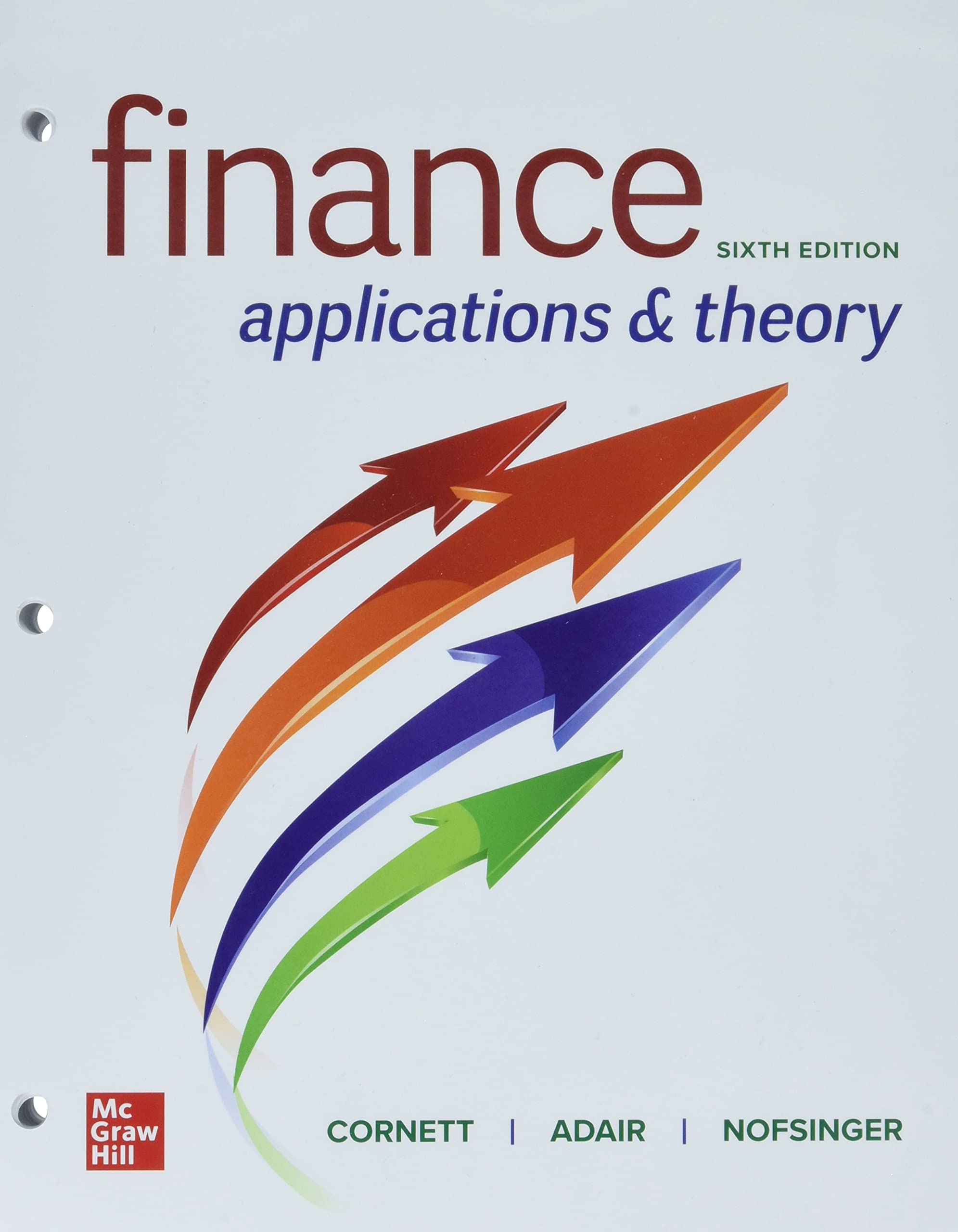 Finance: Applications and Theory:  9781266494567 Front Cover