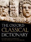 Oxford Classical Dictionary 4th 9780199545568 Front Cover
