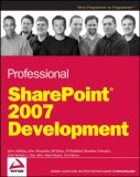 Professional SharePoint 2007 Development 2007 9780470117569 Front Cover