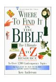 Where to Find It in the Bible 1996 9780785211570 Front Cover