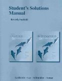 Student Solutions Manual for Calculus and Its Applications and Brief Calculus and Its Applications 13th 9780321878571 Front Cover