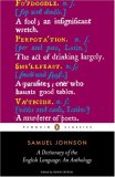 Dictionary of the English Language An Anthology