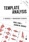 Template Analysis for Business and Management Students  9781473911574 Front Cover