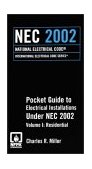 2002 NEC Residential Pocket Guide to Electrical Installations 2001 9780877654575 Front Cover