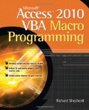 Microsoft Access 2010 VBA Macro Programming  cover art