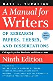 Manual for Writers of Research Papers, Theses, and Dissertations, Ninth Edition Chicago Style for Students and Researchers