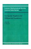 Computer Algebra and Differential Equations 1994 9780521447577 Front Cover