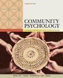 Community Psychology Linking Individuals and Communities 3rd 2011 9781111352578 Front Cover