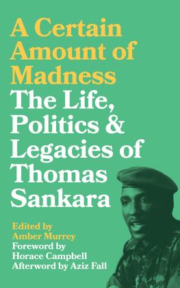 Certain Amount of Madness The Life Politics and Legacies of Thomas Sankara  9780745337579 Front Cover