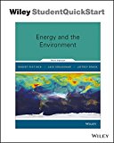 Energy and the Environment 3rd 9781119239581 Front Cover