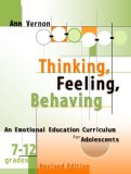 Thinking, Feeling, Behaving, Grades 7-12 (Book and CD) An Emotional Education Curriculum cover art