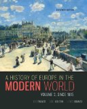 A History of Europe in the Modern World:  cover art