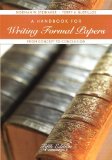 Handbook for Writing Formal Papers From Concept to Conclusion cover art