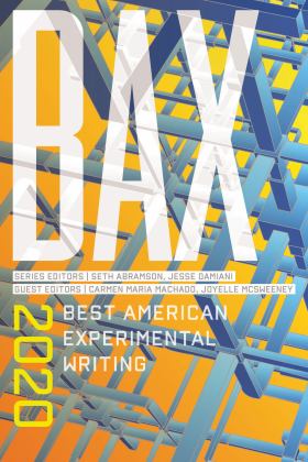 Bax 2020 Best American Experimental Writing  9780819579584 Front Cover