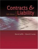 Contracts and Liability 5th 2004 9780867185584 Front Cover