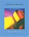 Operations Research Applications and Algorithms (with CD-ROM and InfoTracï¿½) 4th 2003 Revised  9780534380588 Front Cover