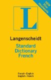 Langenscheidt Standard Dictionary French 2011 9783468980589 Front Cover