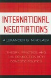 International Negotiations Theory, Practice and the Connection with Domestic Politics cover art