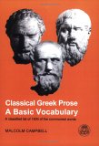 Classical Greek Prose A Basic Vocabulary cover art